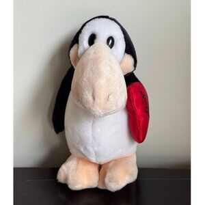 Vintage 1984 Dakin Opus Penguin Plush Stuffed Animal Toy